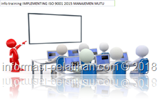 info training penerapan ISO 9001 2015 