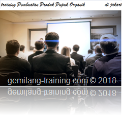 pelatihan Pupuk Organik Pengolahan Bahan Pembuatan Produk dan Penerapan Pemakaian jakarta