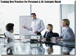 Training Best Practices For Personnel & Hr Assistants