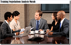 Training Negotiations Analysis