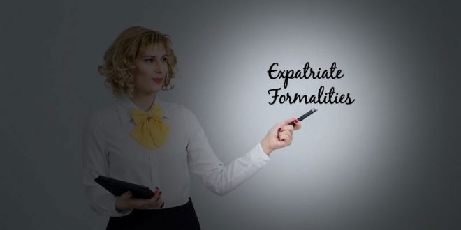 Training Formalities for Expatriat