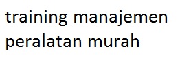 training Sistem pengukuran murah