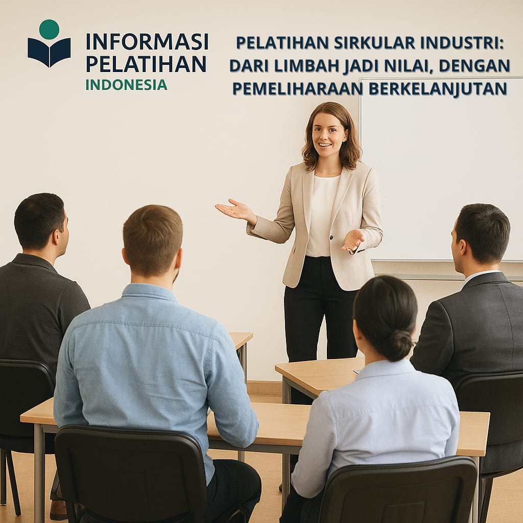 PELATIHAN SIRKULAR INDUSTRI: DARI LIMBAH JADI NILAI, DENGAN PEMELIHARAAN BERKELANJUTAN